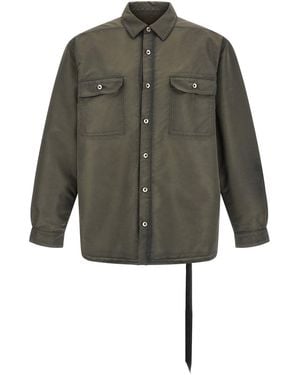 Rick Owens Jumbo Outershirt Jacket - Green