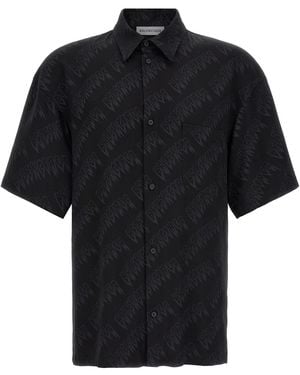Balenciaga Logo Shirt - Black