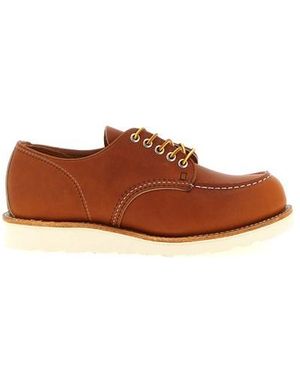 Red Wing Stringata 'Shop Moc Oxford - Marrone
