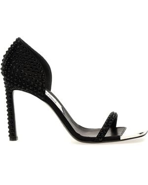 Sergio Rossi X Area 'area Dagger' Sandals - Black