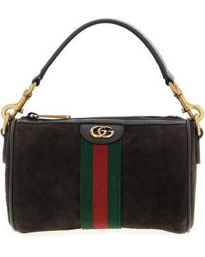 Gucci 'ophidia' Mini Handbag - Black
