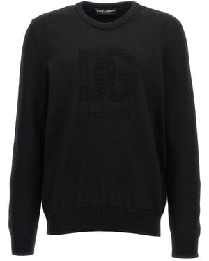 Dolce & Gabbana 'Dg Milano' Pullover - Schwarz