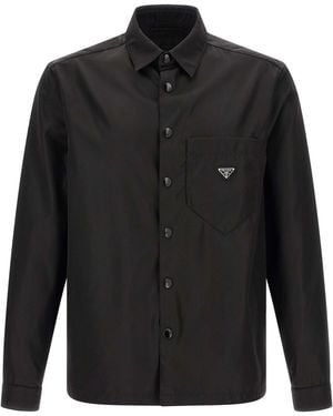 Prada Re-nylon Shirt - Black