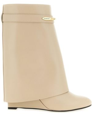 Givenchy 'shark Pinch' Ankle Boots - Natural