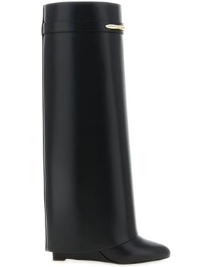 Givenchy Kniehohe Stiefel Mit Metallverschluss - Schwarz