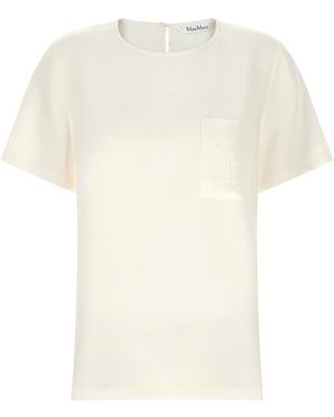 Max Mara Bluse "Mxmpagano" - Weiß