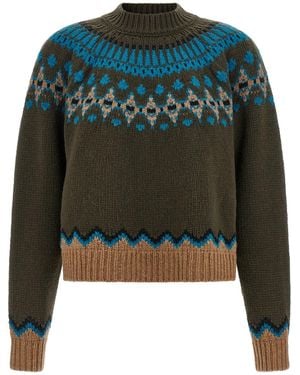 Alanui Pullover "Sweet Winter" - Grün