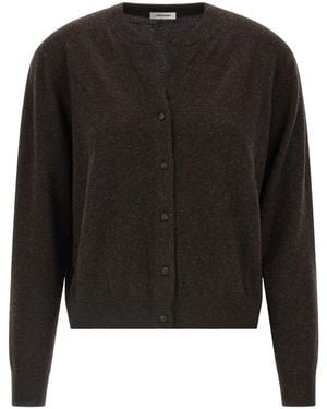 Yves Salomon Cashmere Cardigan - Black