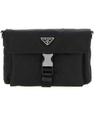 Prada Tracolla Phone Pouch - Nero