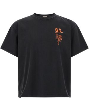 Second/Layer 'girls Girls Girls' T-shirt - Black