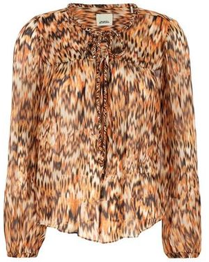 Isabel Marant Blusa 'Ametissa' - Marrone