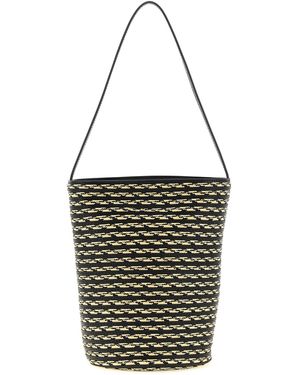 The Row Kleine Schopper-Tasche "Beau" - Schwarz