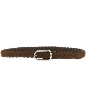 Brunello Cucinelli Woven Belt - Black