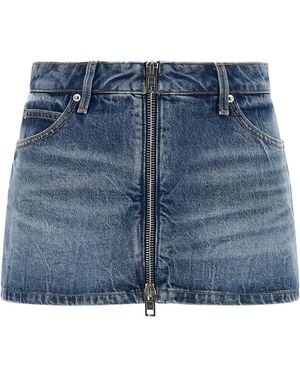 Alexander Wang Denim Skort - Blue