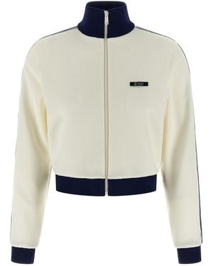 Prada Blouson Crop - Blue