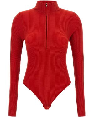 Perfect Moment 'stardust' Bodysuit - Red