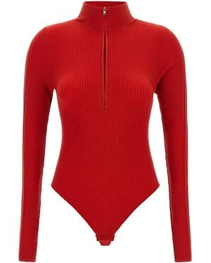 Perfect Moment 'stardust' Bodysuit - Red