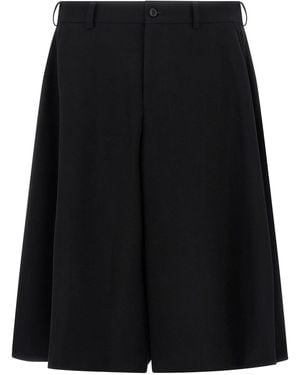 Comme des Garçons Bermuda-Shorts Mit Extra Lockerem Bein - Schwarz