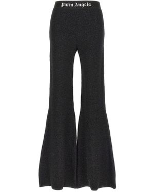 Palm Angels 'logo Tape' Trousers - Black