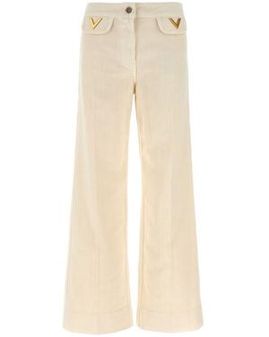 Valentino Garavani Jeans Dettaglio 'V' - Neutro