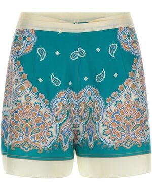 Pinko 'merengue' Panting Shorts - Blue