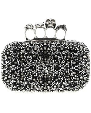 McQueen Clutch "Knuckle" - Grau