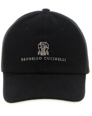 Brunello Cucinelli Cappello 'Baseball' - Nero