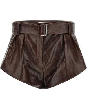 Magda Butrym '22' Shorts - Brown