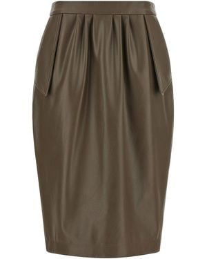 Stella McCartney Midi-Rock Mit Pattentaschen - Grün