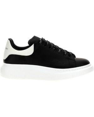 McQueen Larry' Leather Trainers - Black