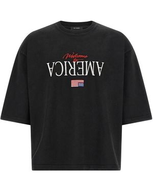 Willy Chavarria 'welcome To America- Buffalo' T-shirt - Black