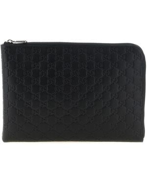 Gucci Beutel "Gg Emblem" - Schwarz