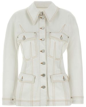 Givenchy Denim Jacket - White