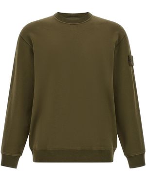 Stone Island 'badge Ghost' Sweatshirt - Green