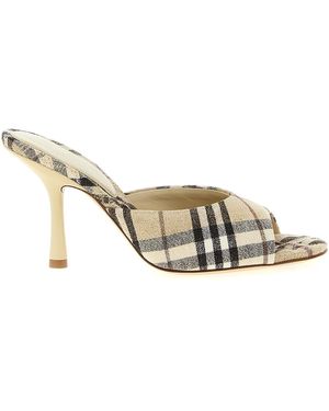 Burberry Mules "Mews" - Mettallic