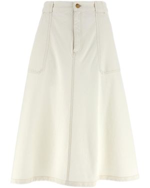 A.P.C. Laurie Skirt - White