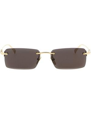 Gucci Rectangular Sunglasses - White