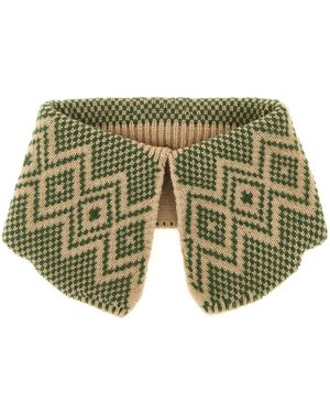 Dries Van Noten 'martim' Collar - Green