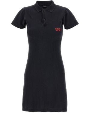 Balenciaga Mini Polo Dress - Black