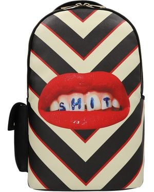 Seletti 'regimeenta Shit' Seenta X Toiletpaper Backpack - Black
