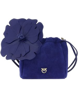 Pinko Pouch 'Flower' - Blu