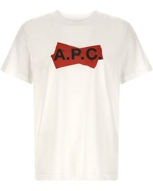 A.P.C. 'scotch Rouge' T-shirt - White