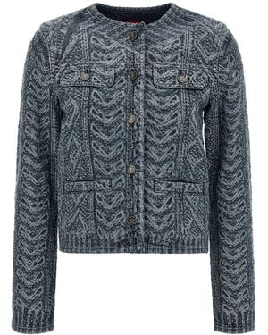 DIESEL 'de-grafy-s2' Denim Jacket - Blue