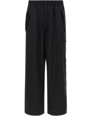 Y-3 'Refined Wool' Trousers - Black