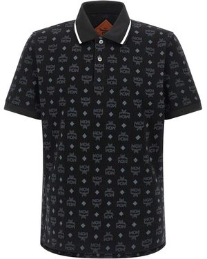 MCM Polohemd Mit Presse - Schwarz
