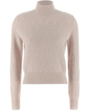 Fendi 'pon Pon' Jumper - White