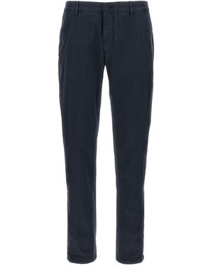 Incotex Panama Hose Aus Baumwolle - Blau