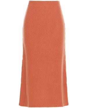 Chloé Chloé strickte lange Rock - Orange