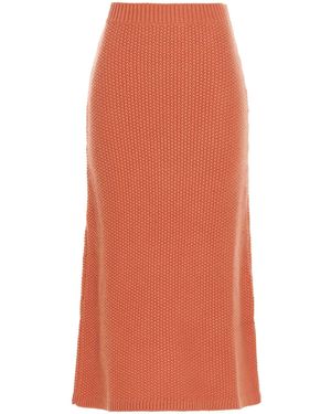 Chloé Chloã Knit Long Skirt - Orange