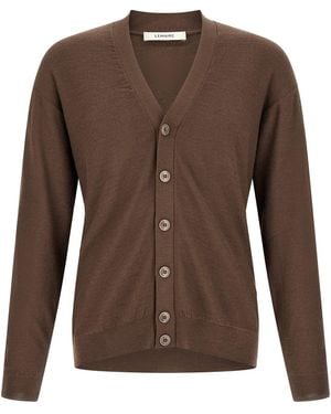 Lemaire 'relaxed Twisted' Cardigan - Brown